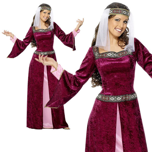 Adult maid marion costume - maid,