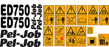 PEL JOB ED750 DUMPER DECALS
