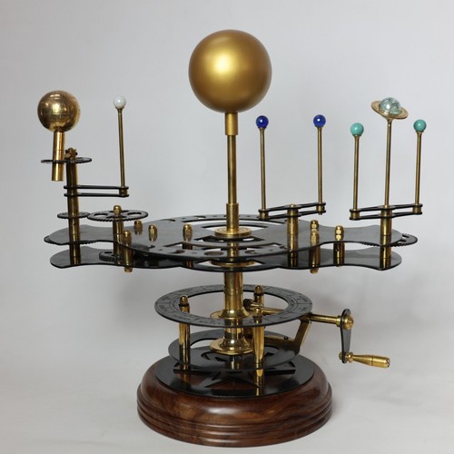 Handcrafted brass orrery - brass, model