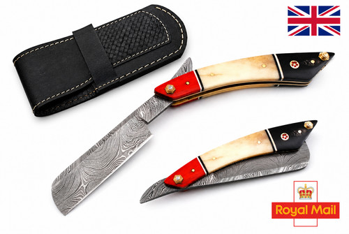 Damascus steel straight - steel,