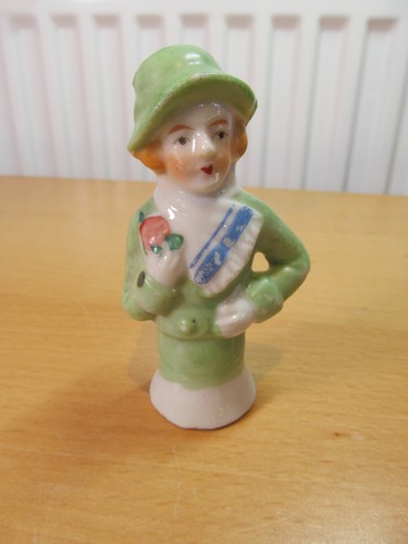 Antique porcelain half doll - antique,