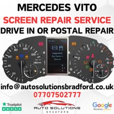 MERCEDES VITO LCD DISPLAY SCREEN REPAIR SERVICE INSTRUMENT CLUSTER SPEEDOMETER