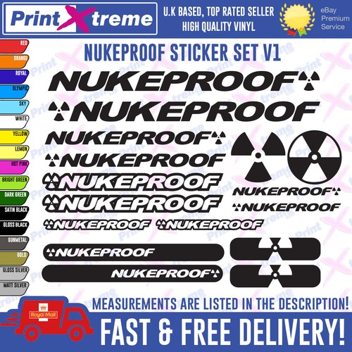 Nukeproof bike decal stickers - bike,