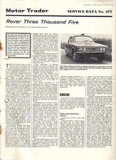 Rover 3500 V8 P6 Motor Trader