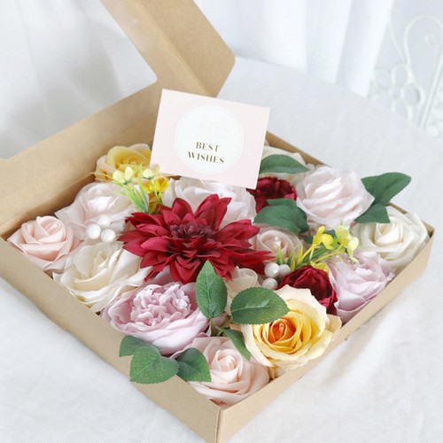 Artificial flowers box set diy - artificial,