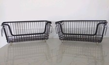 Stackable Wire Storage Baskets