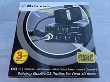 Midland CB-1 Mini 40 Channel CB Radio Brand New Ships Free!