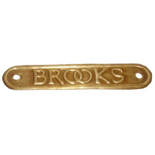 Leather seat brooks - seat, embossed
