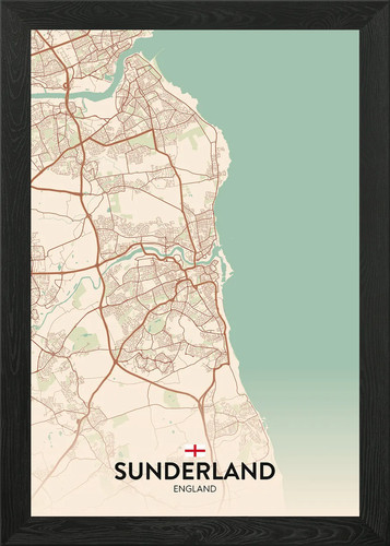 Sunderland framed wall art - sunderland, uk
