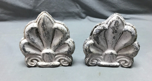 Antique pair fleur lis - pair,