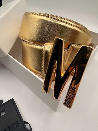 Moschino couture gold metallic - couture,