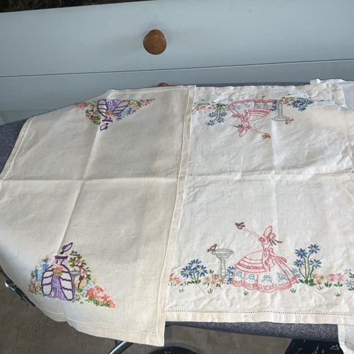 Hand embroidered crinoline - hand,