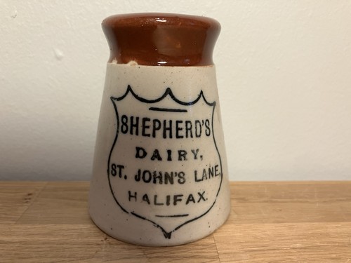 Cream pot crock shepherd - cream,