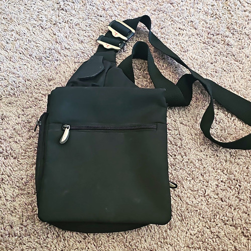 Travelon black crossbody bag - travelon,