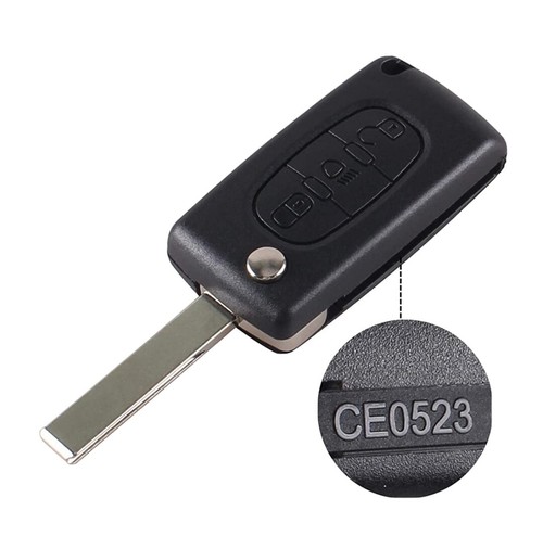 Button flip key fob case - flip,