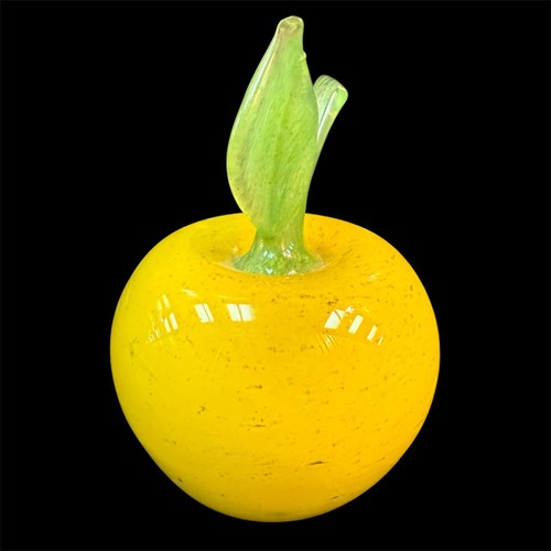 Yellow apple fruit - yellow,