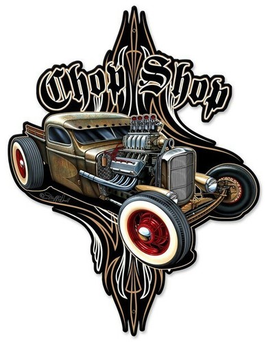 Hot rat rod chop - v8, shop