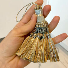2Pc 12cm Ice Silk Tassel Trim