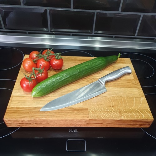 Solid oak butchers - butchers, block