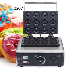 12 Holes 1500W Non Stick Waffle Maker Electric Doughnut Baker Maker Machine
