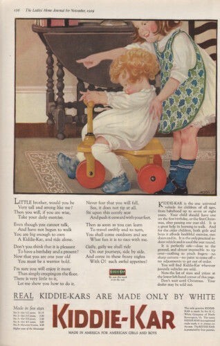 1919 white kiddie - kiddie, kar