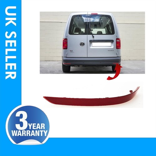 Rear bumper reflector right - rear,
