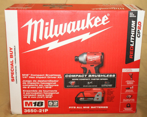 Milwaukee 3650 21p m18 compact - m18,