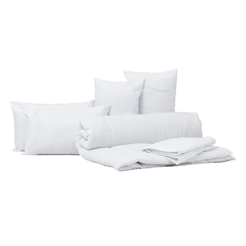 White 4ft double - white, 6"