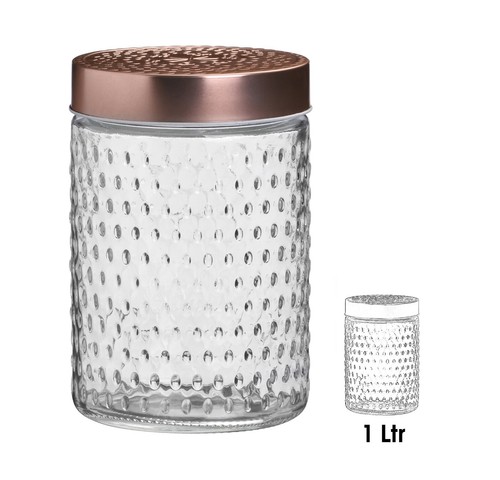 Glass storage jars - storage, lids