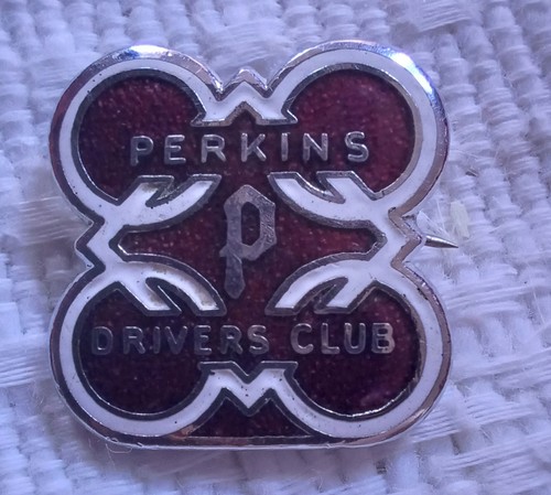 Perkins drivers club enamel - perkins,