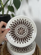 Vintage Biltons Brown Geometric Side Plate ironstone Retro Mid Century Brown VGC