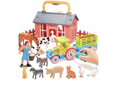 Take apart farm toy set - apart, diy