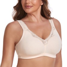 Cotton Wireless Minimiser Bra