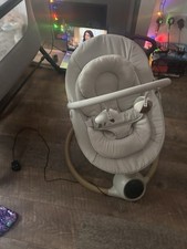 Mamas & Papas Alto Smart Swing – Cashmere | Bluetooth Baby Swing with Touchscree