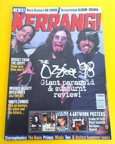 Kerrang 705 june 1998 - kerrang!, no.705