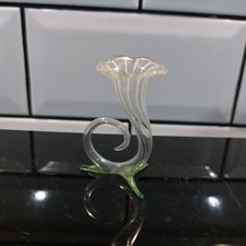 Beautiful Delicate Miniature Murano Glass Stem Vase