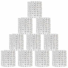 10pcs Crystal Napkin Rings
