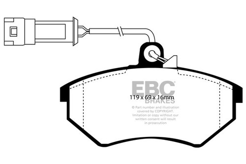 Ebc ultimax front brake pads - ultimax,