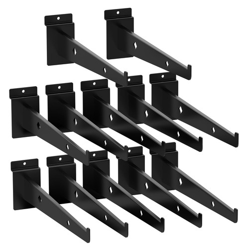 Pcs black slatwall shelf - pcs, 12