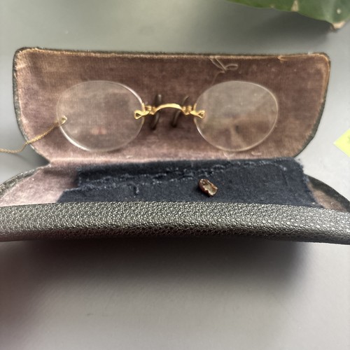 Antique pince nez spectacles - pince,