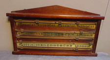 Snooker Score Board Boards Vintage Wood & Brass ref 977D (FREE UK POSTAGE)