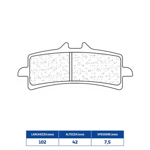 Sintered front brake pads for - sintered,