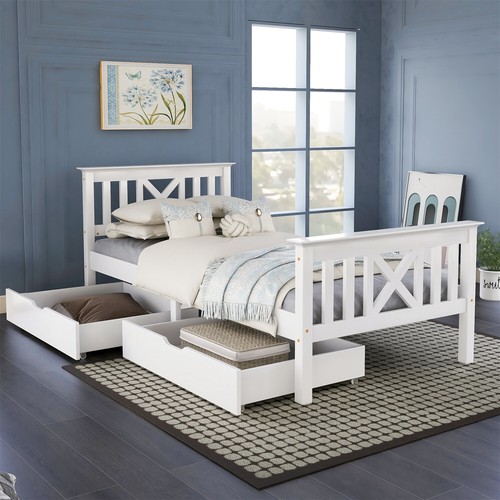 3ft wooden single bed - 3ft,