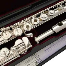 Japan YFL-577H Silver Plated Flute 925 mouthpiece 17 hole open C Key with E Key
