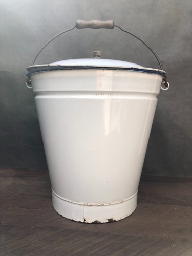 Vintage white blue - white,