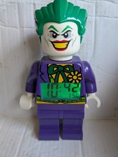 Lego DC Heroes  9 Inch Joker Digital Alarm Clock Figurine 2013 Working VGC
