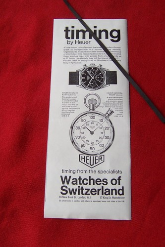Heuer carrera tachy - tachy, watch