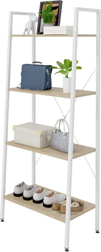 Ladder shelf tier white - shelf, 4