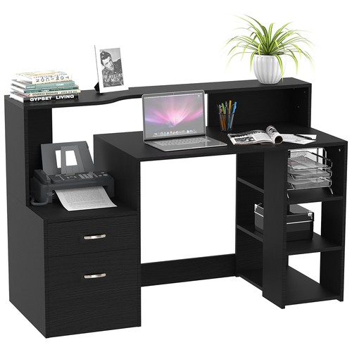 Computer desk with drawers - computer,