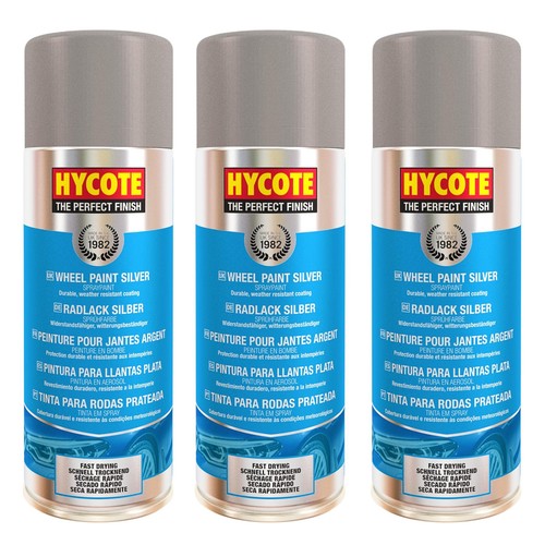 Hycote silver wheel aerosol - silver,